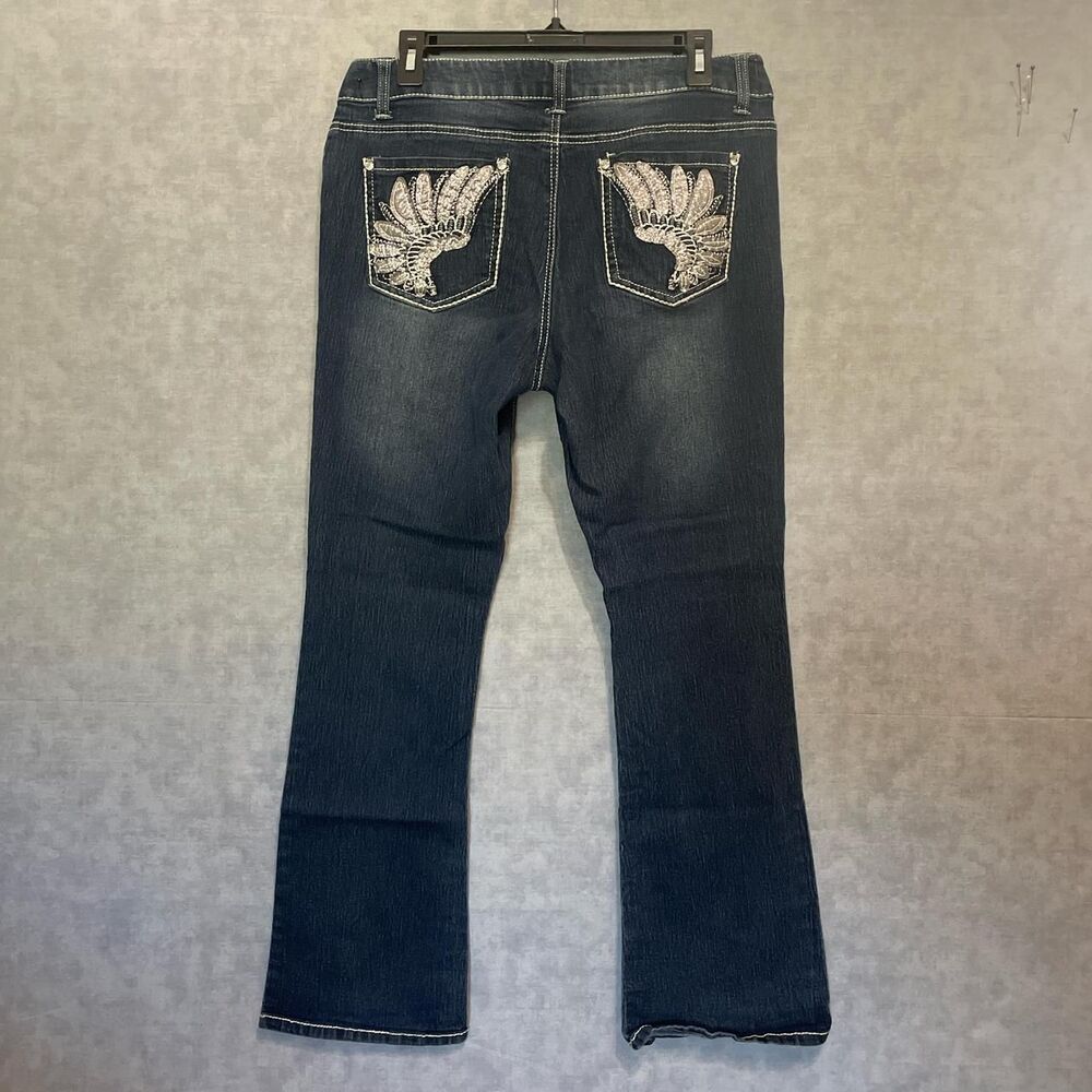 Y2K embellished jeans